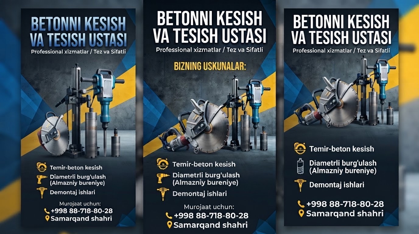 BETONNI KESISHVA TESISH USTASI